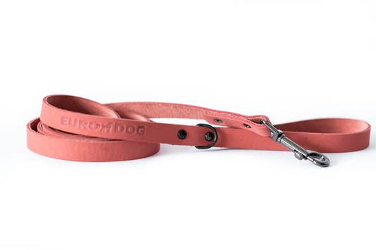 Euro-Dog Collars and Leads - Sport Style Euro Dog Lead Coral